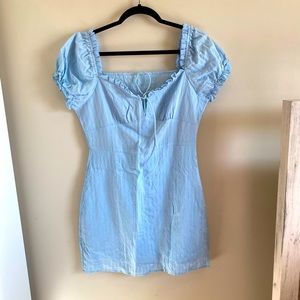 Light blue mini dress